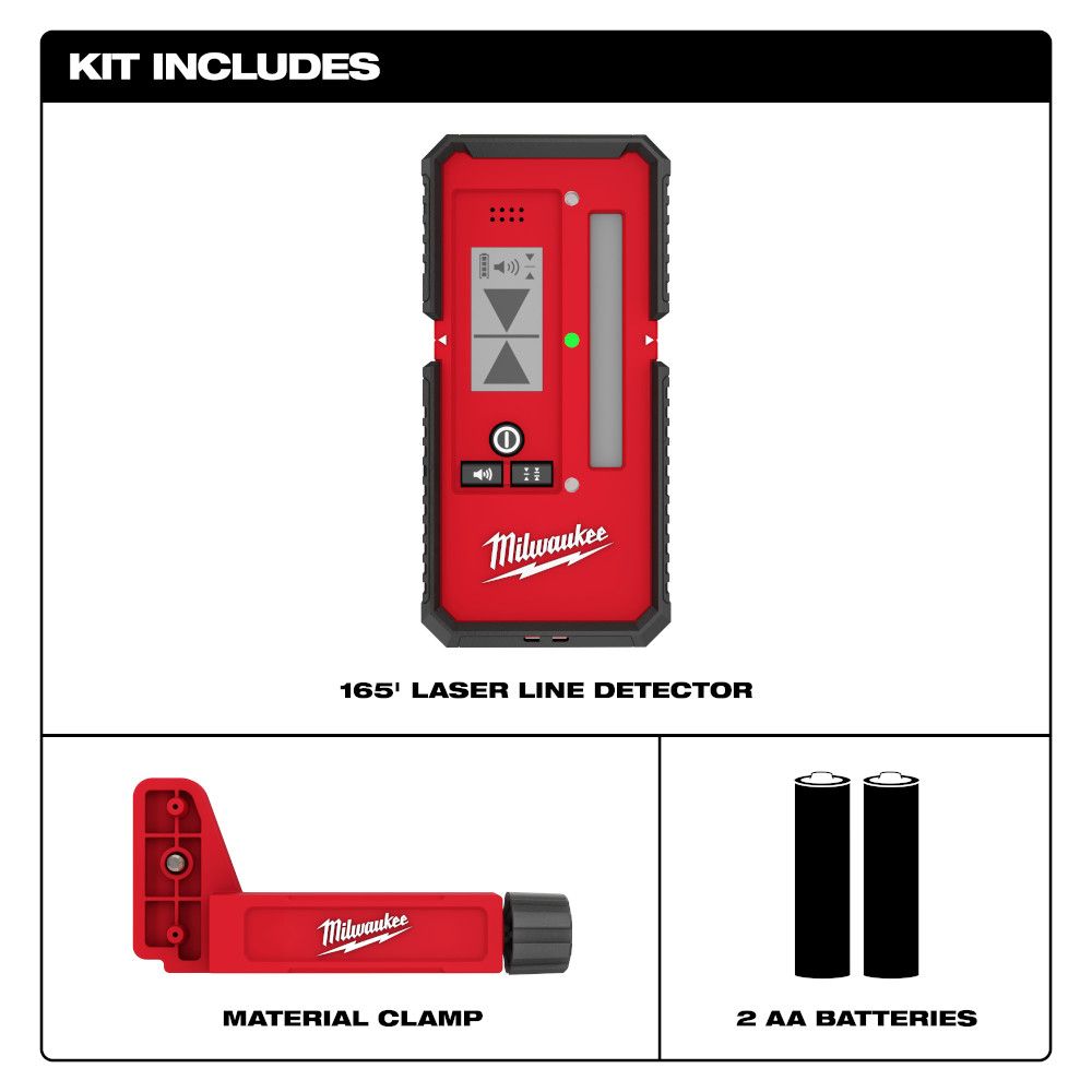 Milwaukee 165' Laser Line Detector
