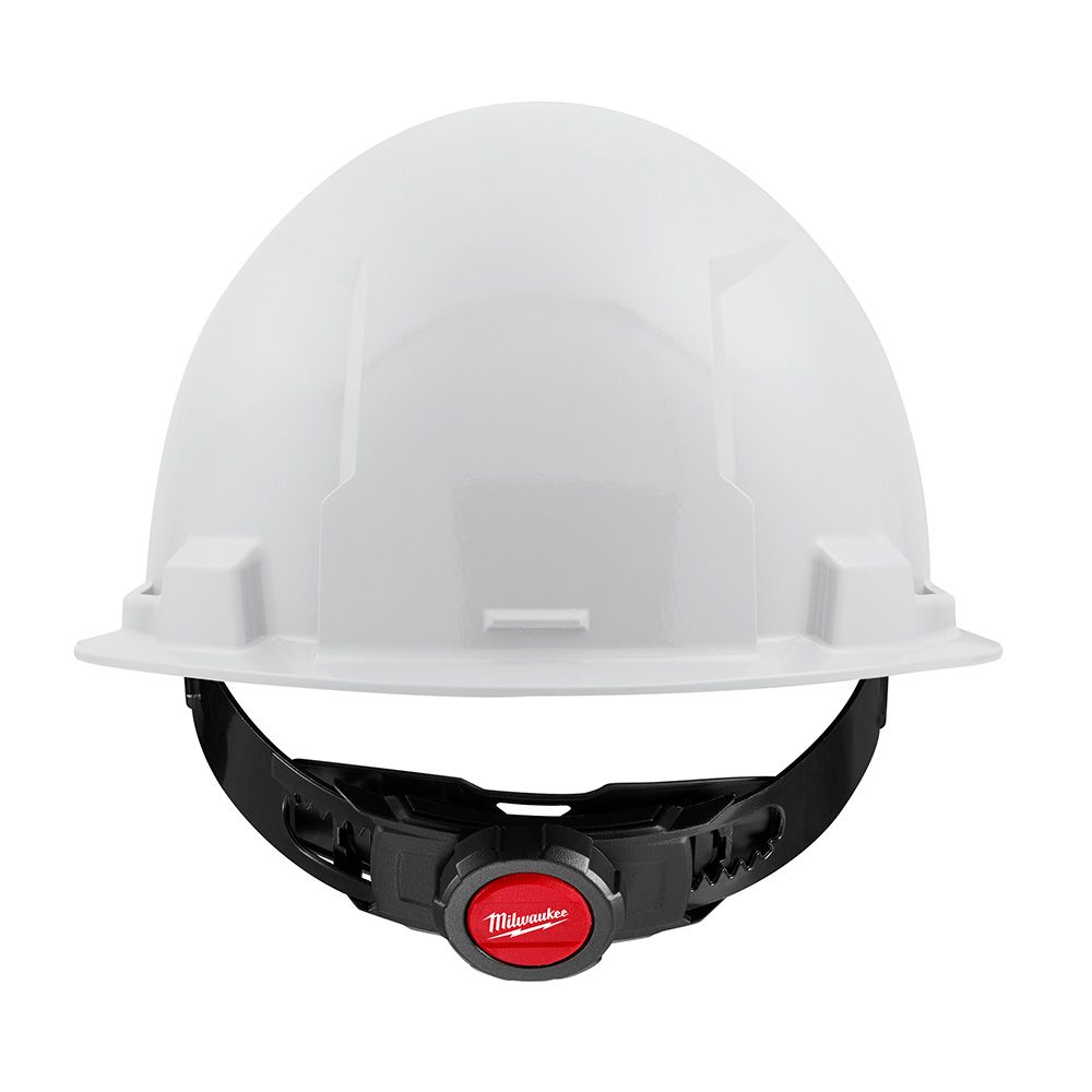 Milwaukee BOLT Front Brim Hard Hat w/4pt Ratcheting Suspension Unvented Class E - White