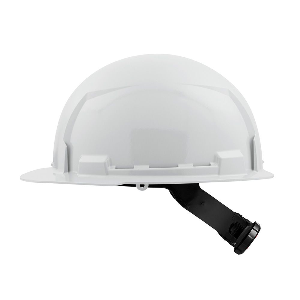 Milwaukee BOLT Front Brim Hard Hat w/4pt Ratcheting Suspension Unvented Class E - White