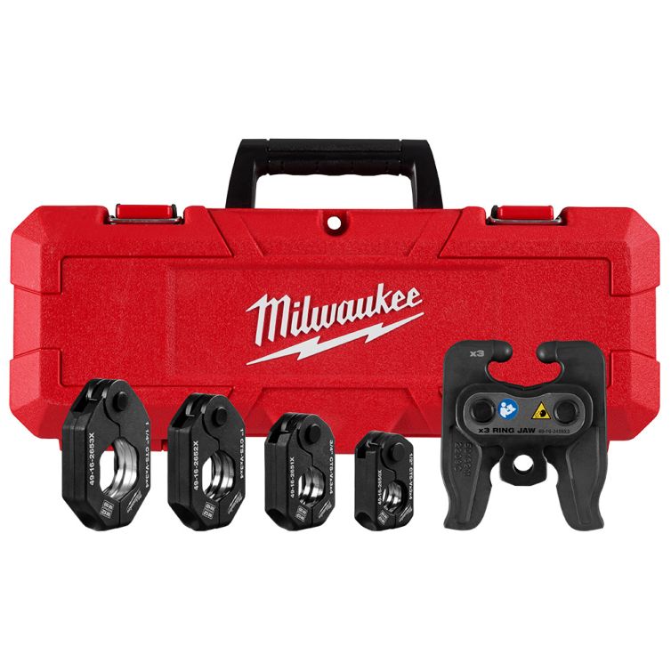 Milwaukee CTS-V Pivoting Press Rings 1/2" -1 1/4" Kit