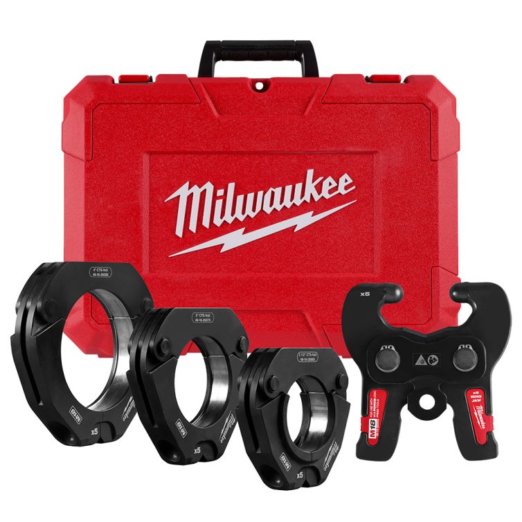 Milwaukee CTS-V Pivoting Press Rings 2-1/2""-4" Kit