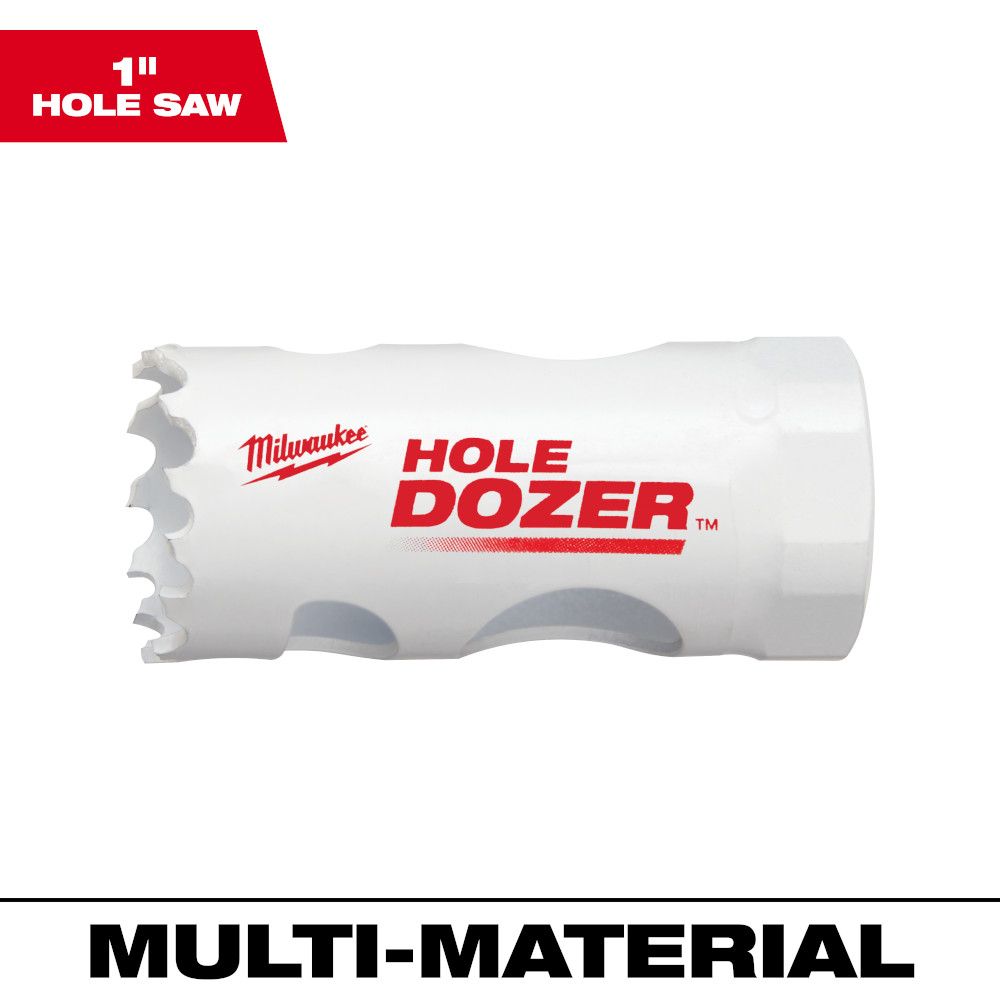 Milwaukee 1" HOLE DOZER Bi-Metal Hole Saw