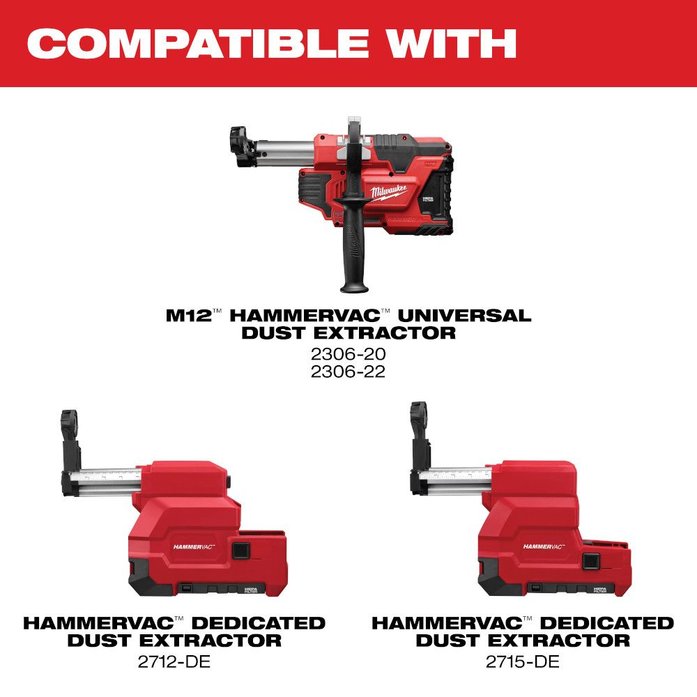Milwaukee M12 HAMMERVAC Dust Extractor Nozzle