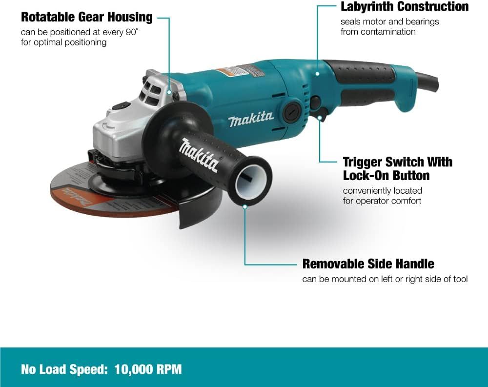 Makita 6" 10.5Ah Angle Grinder