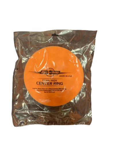 Buff & Shine 7.5" x 1.5" Orange Foam Grip Pad Medium Cut (Rotary Only)