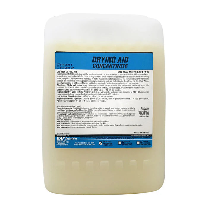 CW-2081-5 DRYING AID (5 GALLONS)