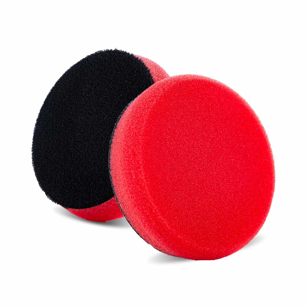 Lake Country Hybrid Force Pad System - Red Final Finishing Wax Pad 3.5", 5.5", 6.5"