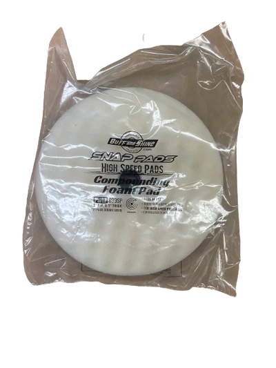 Buff & Shine 8" Snap Pad Double Sided Rotary (3M Compatible)