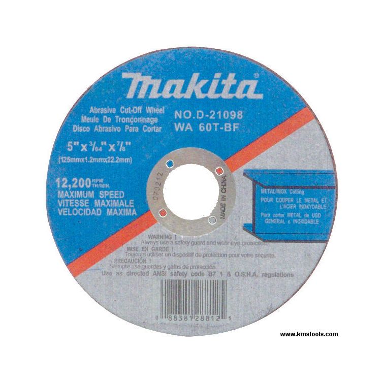 Makita 5" Cut-Off Wheel