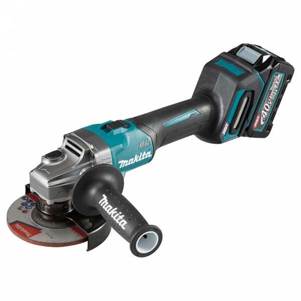 Makita XGT 40V MAX 5" Angle Grinder w/Brake & Slide Switch Kit