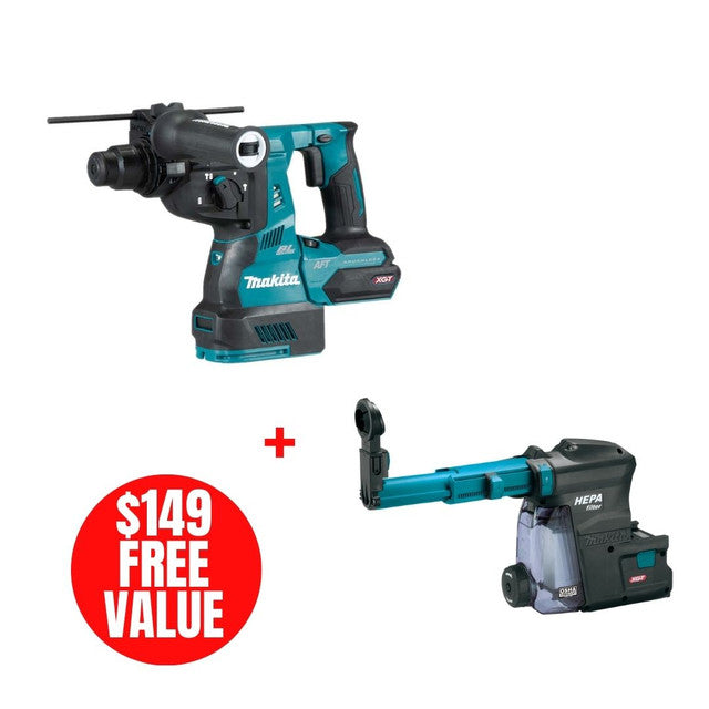 Makita MAK-HM002GZ03 80V MAX XGT SDS-MAX Demolition Hammer Bare Tool