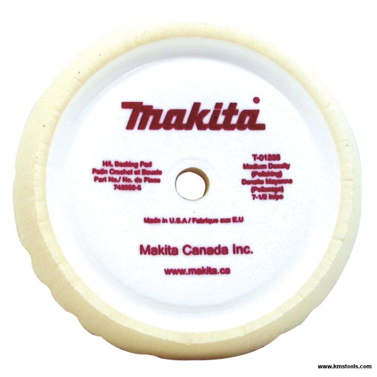 Makita 7 1/2" Medium Foam Polishing Pad