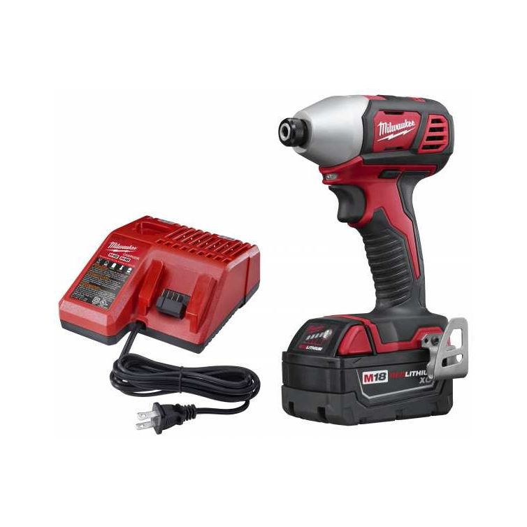 Milwaukee M18 1/4" Hex Impact Driver Kit