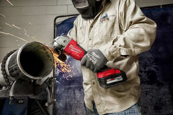 Milwaukee M18 FUEL 4-1/2" / 5" Braking Grinder w/ ONE-KEY Paddle Switch, No Lock - Tool Only