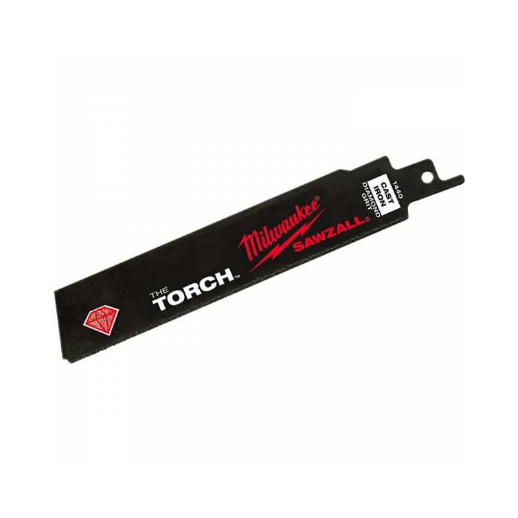 Milwaukee 6 in. Diamond Grit THE TORCH SAWZALL Blade