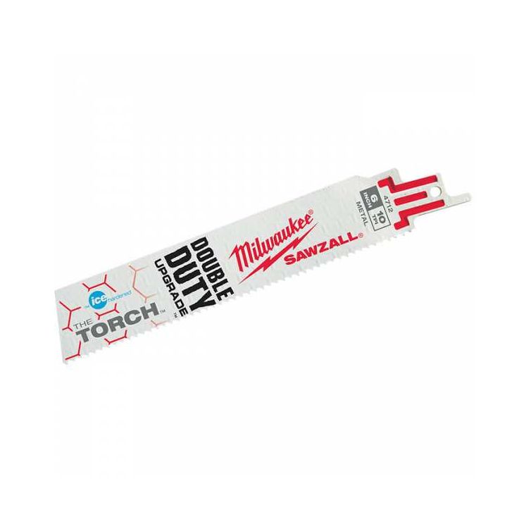 Milwaukee 6 in. 10 TPI THE TORCH Ice Hardened SAWZALL Blades - 5 Pack
