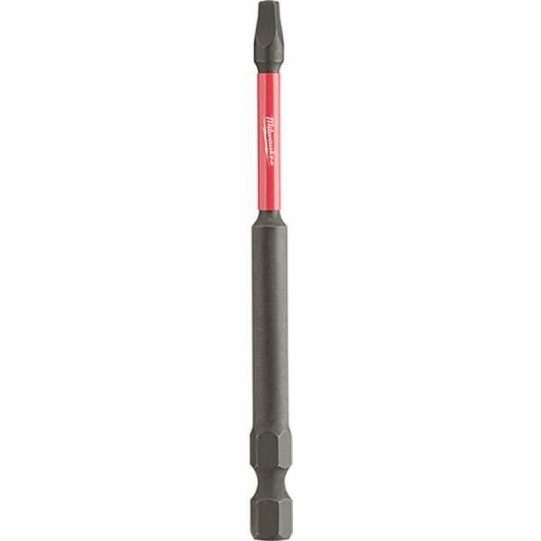 Milwaukee SHOCKWAVE 3-1/2 in. Impact Square Recess #2 Power Bit