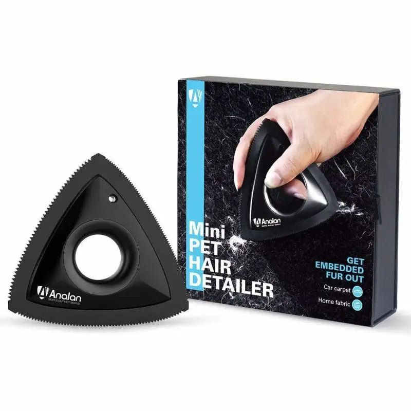 Analan Carpet Care and Upholstrey Black ANALAN Mini Pet Hair Remover for Auto Detailing，Home Clean ****