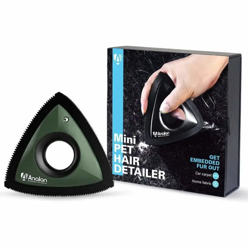 Analan Carpet Care and Upholstrey Green ANALAN Mini Pet Hair Remover for Auto Detailing，Home Clean ****