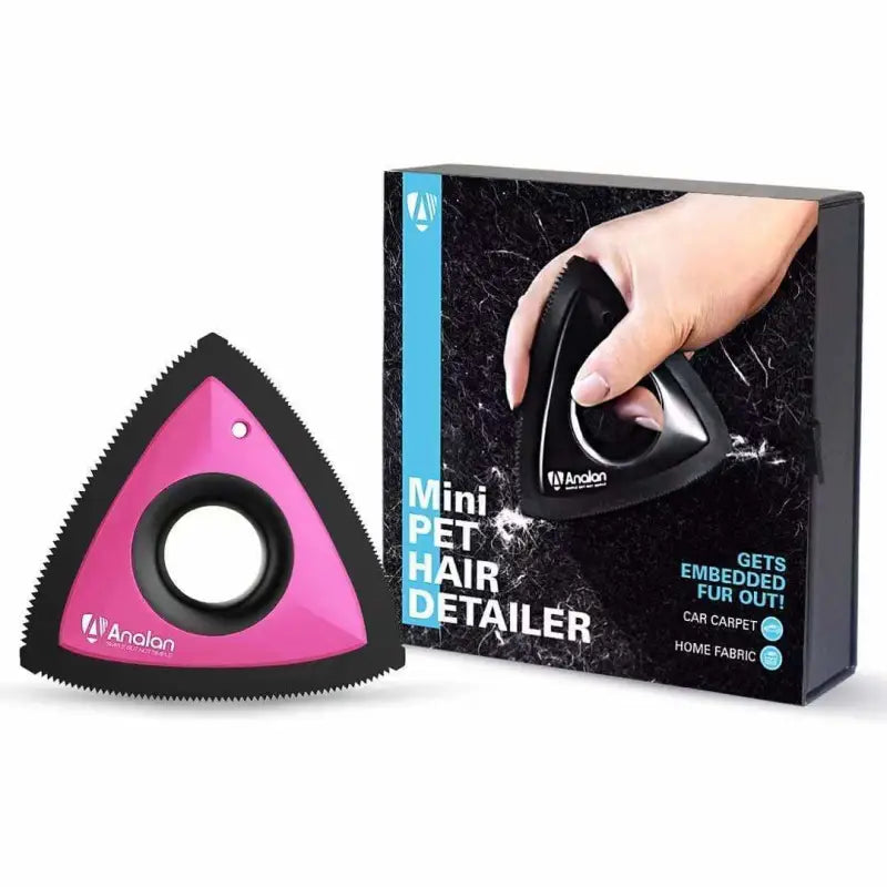 Analan Carpet Care and Upholstrey Pink ANALAN Mini Pet Hair Remover for Auto Detailing，Home Clean ****