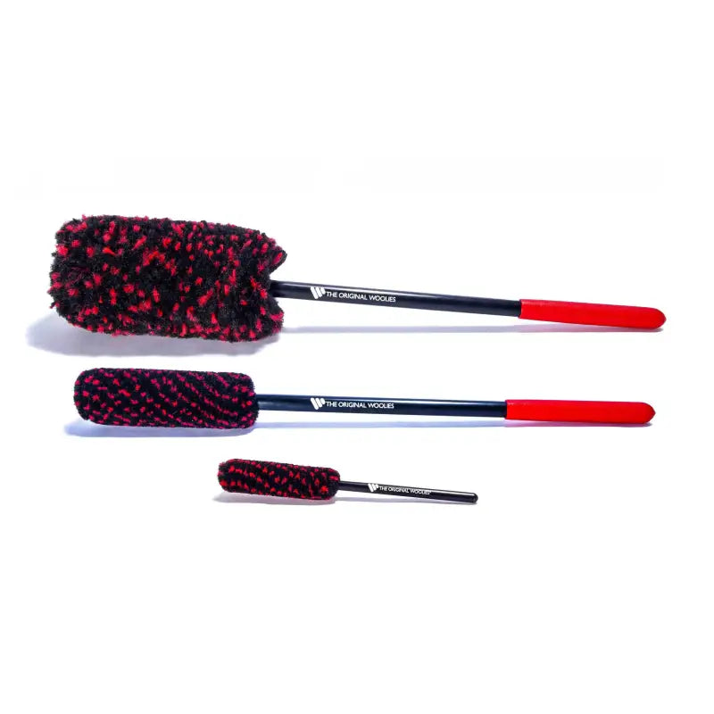 Wheel Woolies Brushes & Accessories Braun Automotive Wheel Woolies Detail Brushes 3-Piece Set