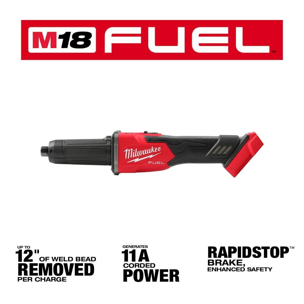 Milwaukee M18 FUEL Braking Die Grinder Slide Switch Tool Only