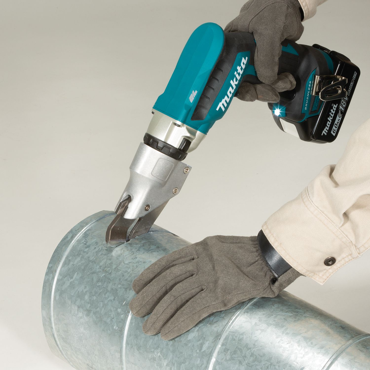 Makita 18V Cordless 18ga Offset Shears with Brushless Motor - Tool Only