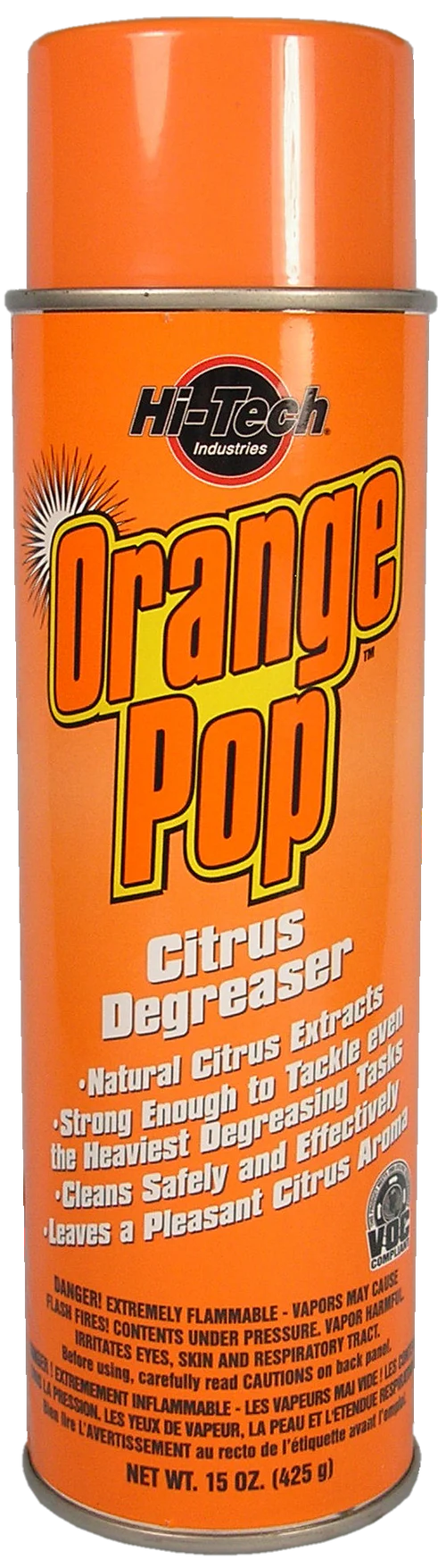 Hi-Tech Orange Pop Citrus Degreaser Aerosol 15oz