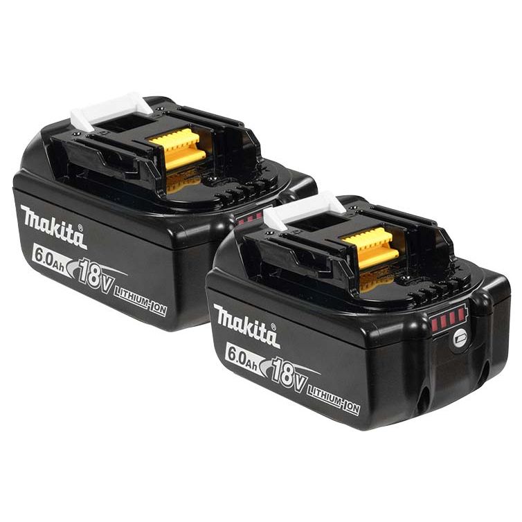 Makita 18V 6.0 Ah Batteries - 2 pack