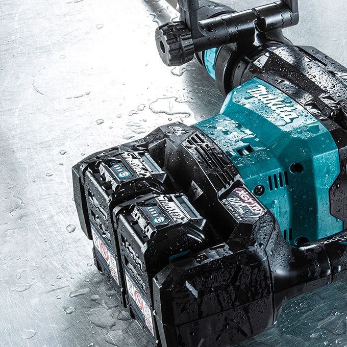 Makita 80V (40Vx2) MAX XGT Li-Ion 26lbs SDS-MAX Demolition Hammer with Brushless Motor & AWS (Tool Only)