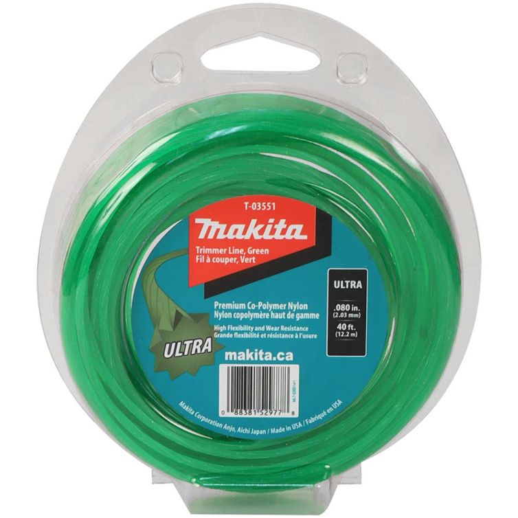 Makita ULTRA .080" Green Trimmer Line - 40'
