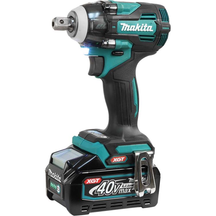 Makita 40V MAX XGT Li-Ion (4.0Ah) 1/2" Impact Wrench Kit with Brushless Motor