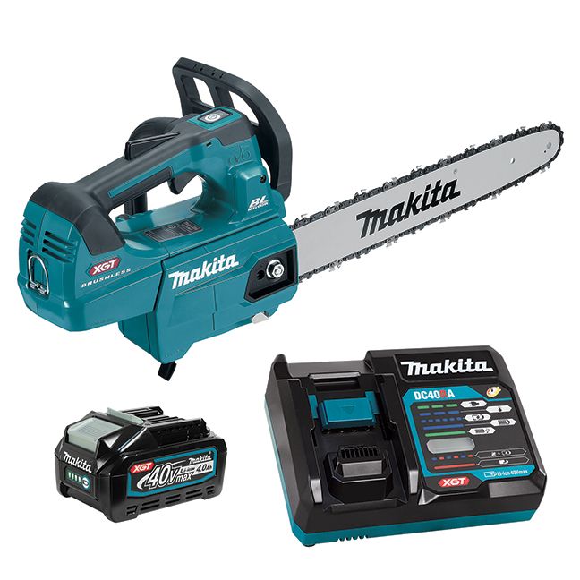 Makita 40V MAX XGT Cordless Brushless 16" Top Handle Chainsaw Kit w/WetGuard