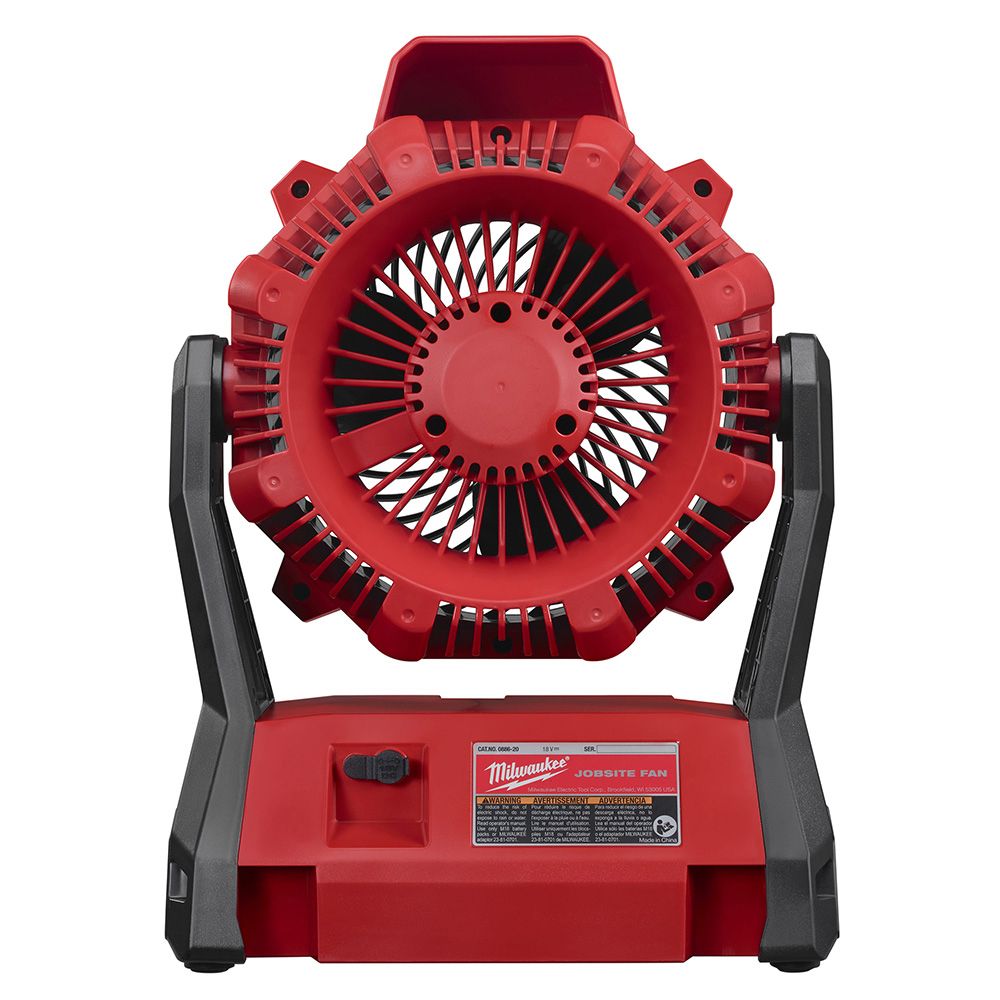 Milwaukee M18 18 Volt Lithium-Ion Cordless Jobsite Fan - Tool Only