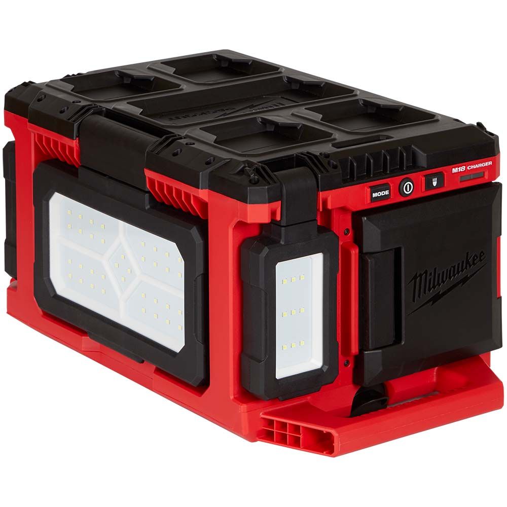 Milwaukee M18 18 Volt Lithium-Ion Cordless PACKOUT Light/Charger - Tool Only