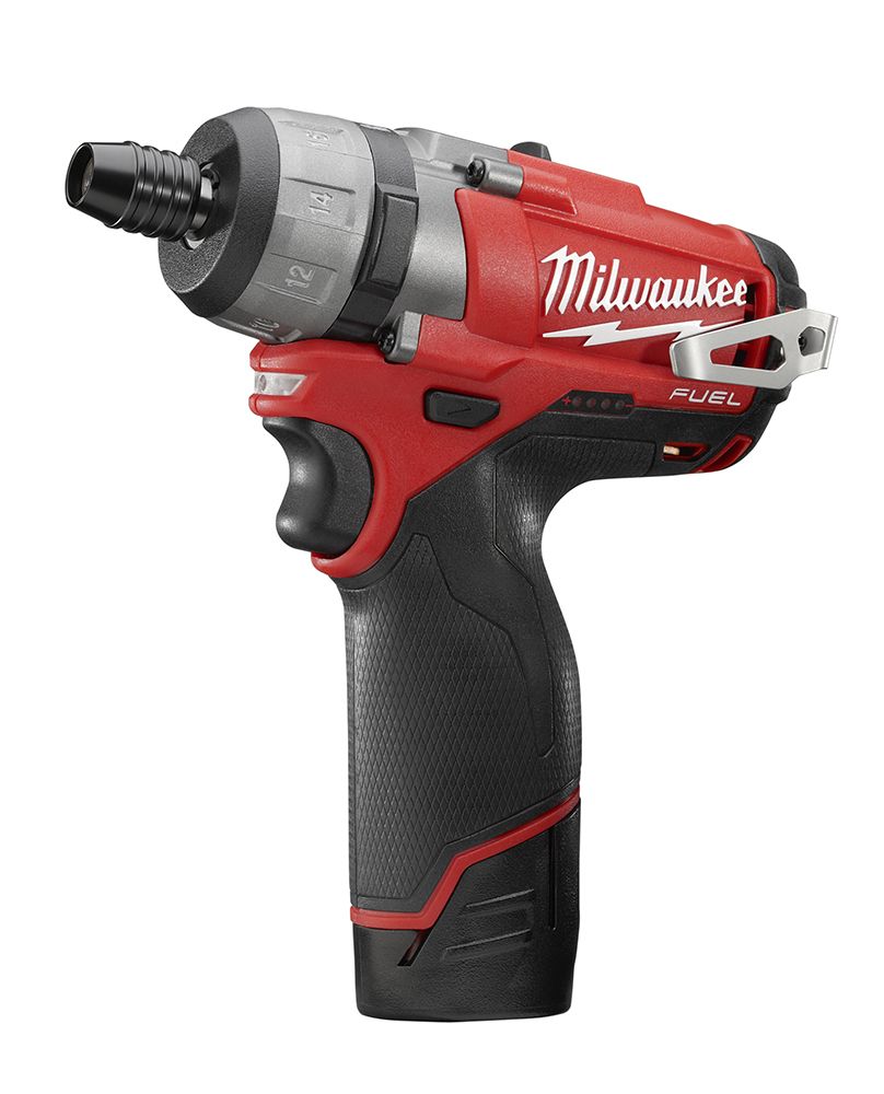 Milwaukee M12 FUEL 12 Volt Lithium-Ion Brushless Cordless 2SPD Screwdriver Kit