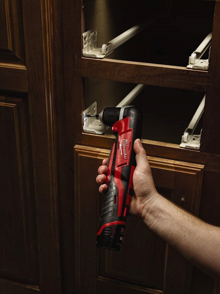 Milwaukee 12 V12 Volt Lithium-Ion CordlessV M12 3/8 in. Chuck 800 RPM 100 in./lb Torque Right Angle Drill Driver - Tool Only