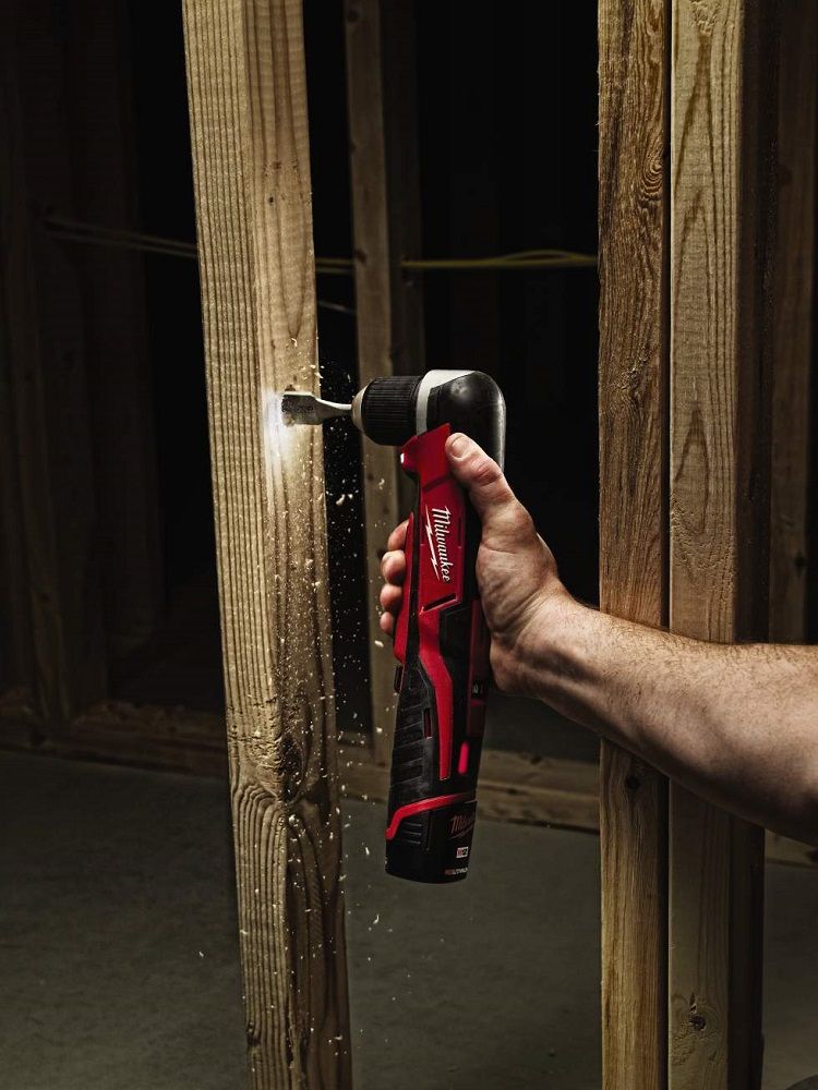 Milwaukee 12 V12 Volt Lithium-Ion CordlessV M12 3/8 in. Chuck 800 RPM 100 in./lb Torque Right Angle Drill Driver - Tool Only