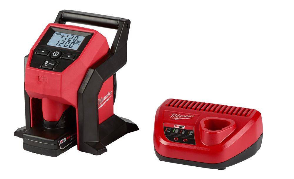 Milwaukee M12 12V Lithium-Ion Cordless Compact Inflator Kit