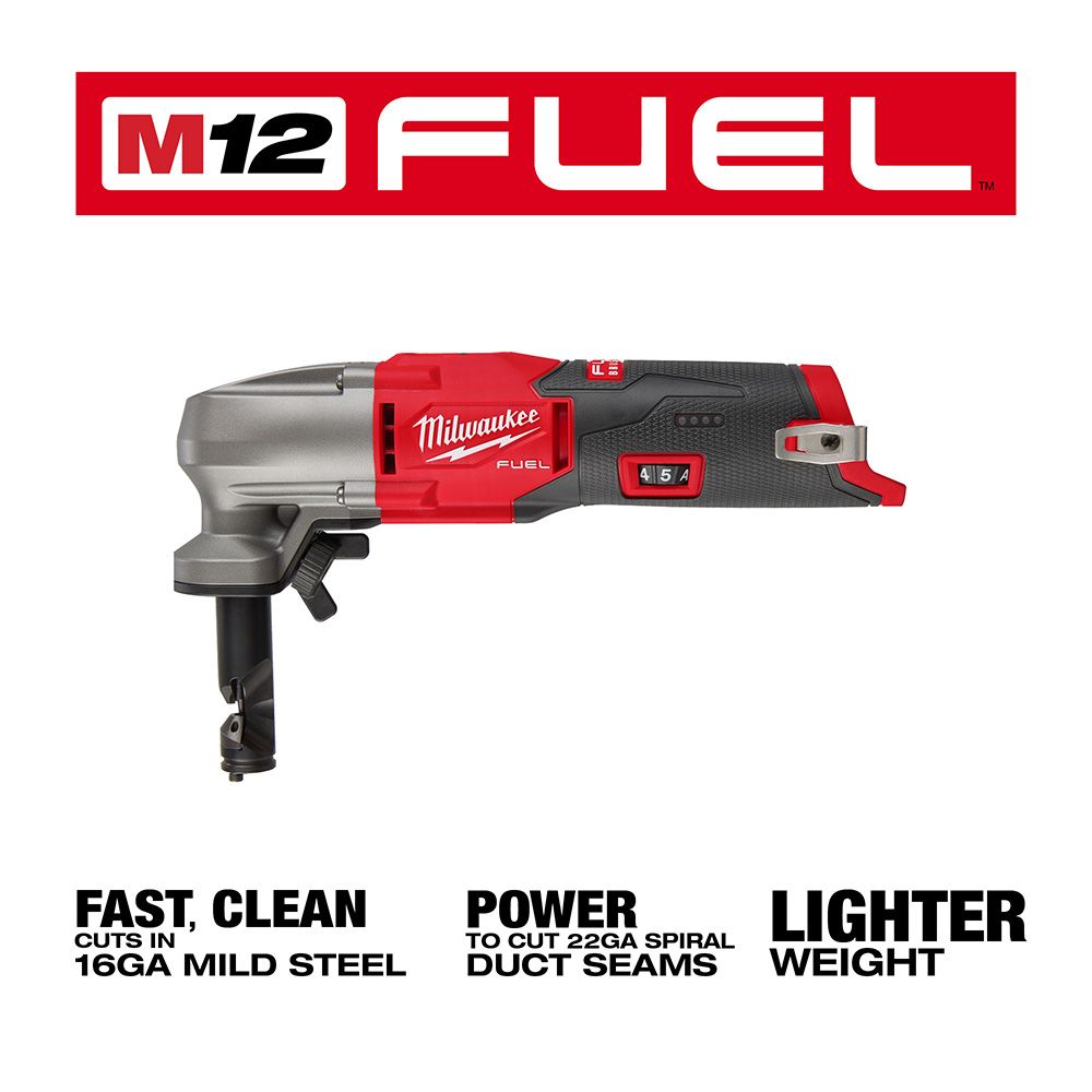 Milwaukee M12 FUEL 16ga Variable Speed Nibbler (Tool Only)