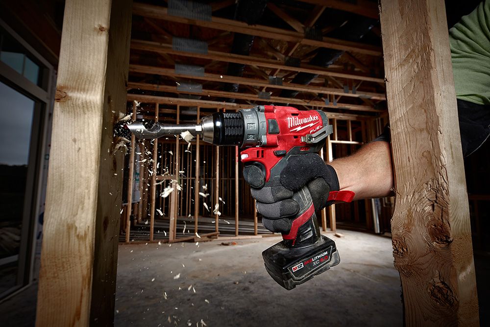 Milwaukee M12 FUEL 12 Volt Lithium-Ion Brushless Cordless 1/2 in. Hammer Drill - Tool Only