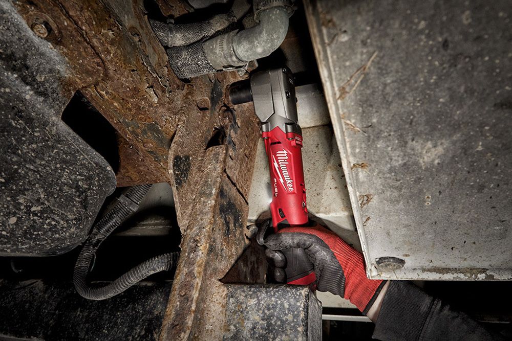 Milwaukee M12 FUEL 12 Volt Lithium-Ion Brushless Cordless 1/2 in. Right Angle Impact Wrench with Pin Detent - Tool Only