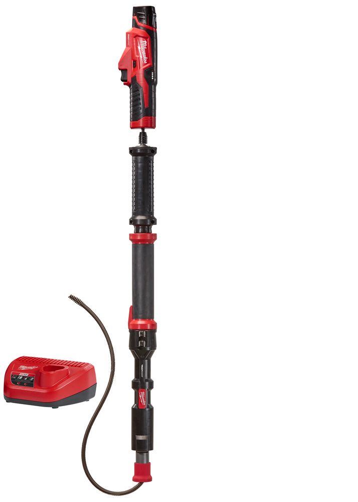 Milwaukee M12 12 Volt Lithium-Ion Cordless TRAPSNAKE 4 Ft. Urinal Auger Kit