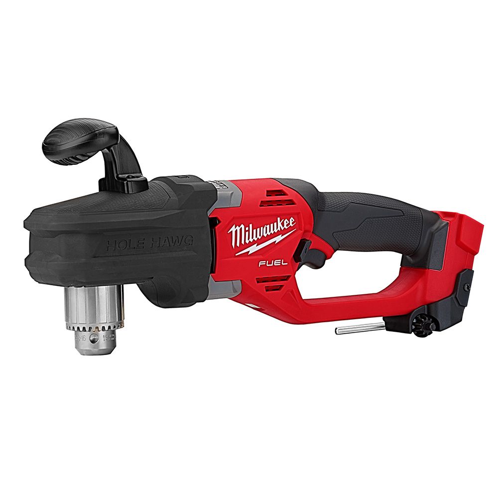 Milwaukee M18 FUEL 18 Volt Lithium-Ion Brushless Cordless Hole Hawg 1/2 in. Right Angle Drill - Tool Only