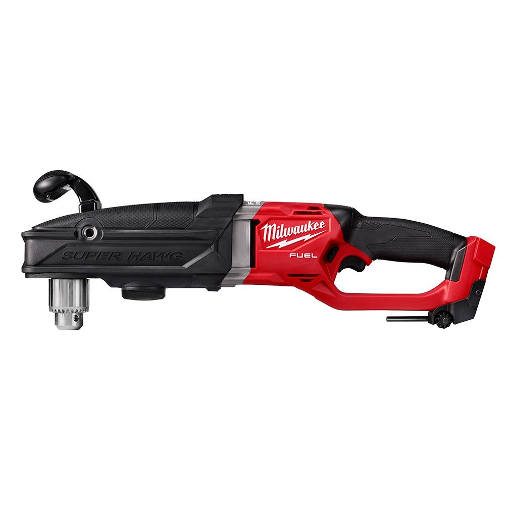 Milwaukee M18 FUEL 18 Volt Lithium-Ion Brushless Cordless Super Hawg 1/2 in. Right Angle Drill - Tool Only