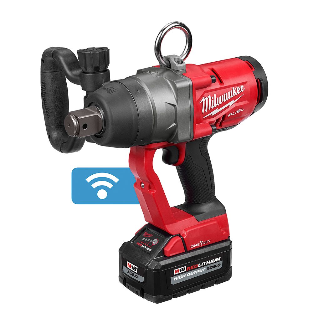 Milwaukee M18 FUEL 18 Volt Lithium-Ion Brushless Cordless 1 in. High Torque Impact Wrench with ONE-KEY Kit
