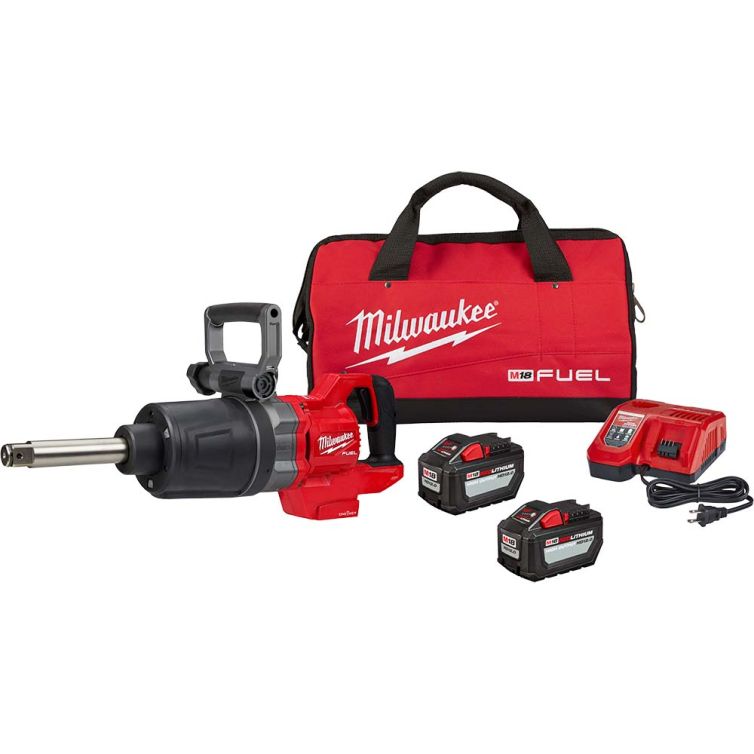 Milwaukee M18 FUEL 18 Volt 1" D-Handle Ext. Anvil High Torque Impact Wrench w/ ONE-KEY