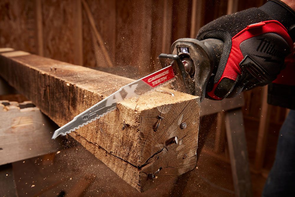 Milwaukee 6 in. 5TPI The Ax with Carbide Teeth SAWZALL Blade