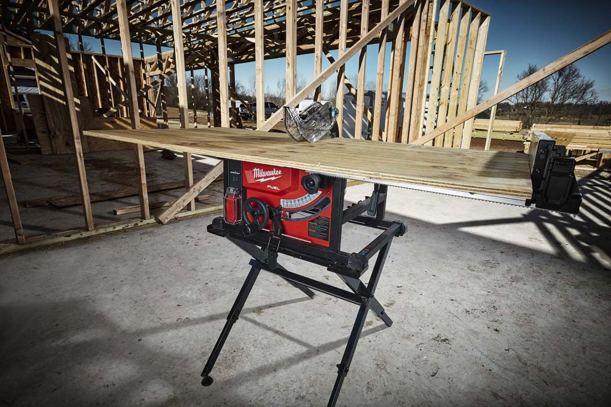 Milwaukee Folding Table Saw Stand