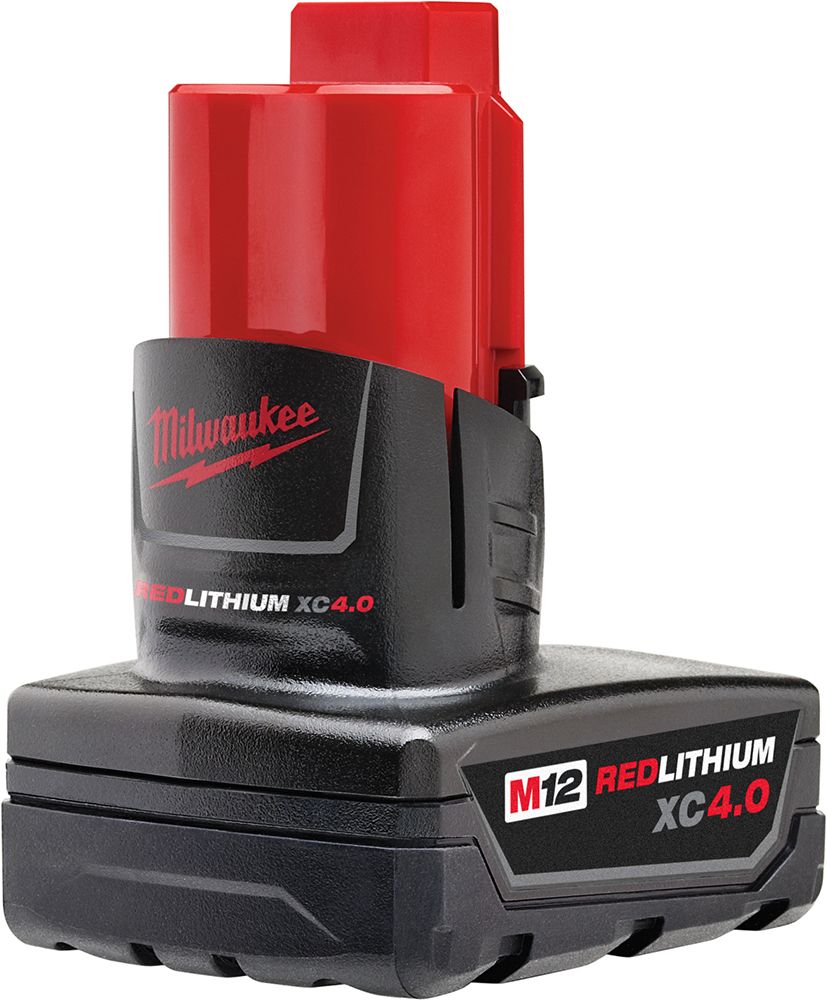Milwaukee M12 REDLITHIUM XC 4.0Ah Extended Capacity Battery Pack